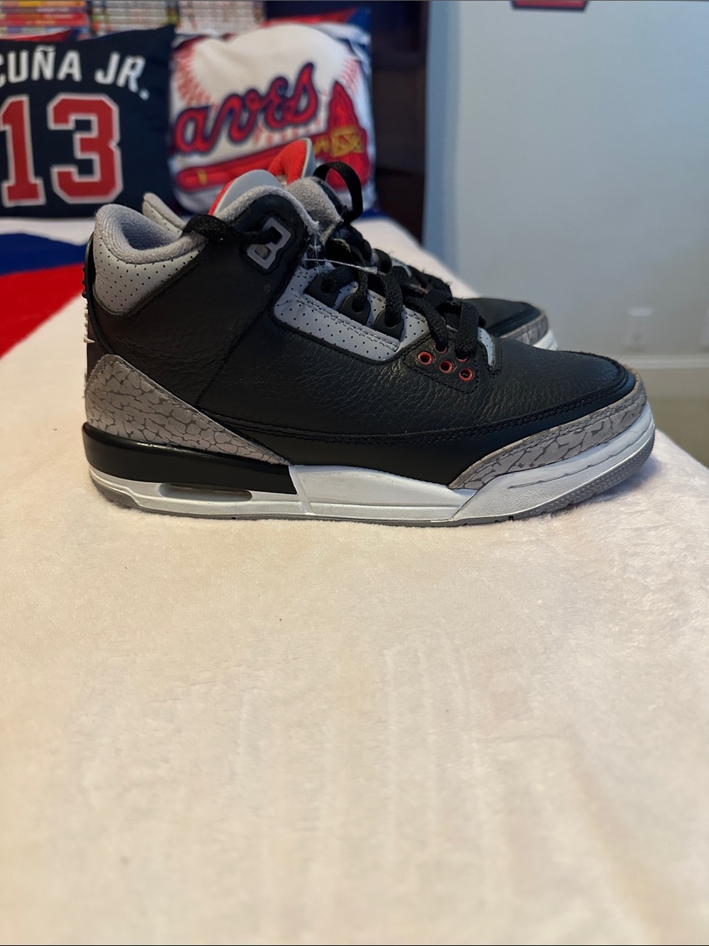 Jordan Kids Black and Gray High-Top Sneakers